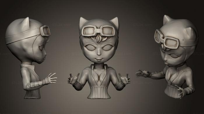 Игрушки (Женщина-кошка, TOYS_0113) 3D модель для ЧПУ станка